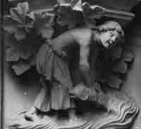 P�cheur du portail de Saint-Pierre-le-Jeune de Strasbourg